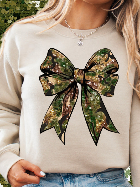 Camo Bow DTF Transfer
