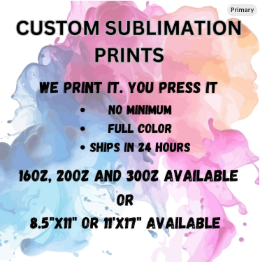 Custom Sublimation Prints