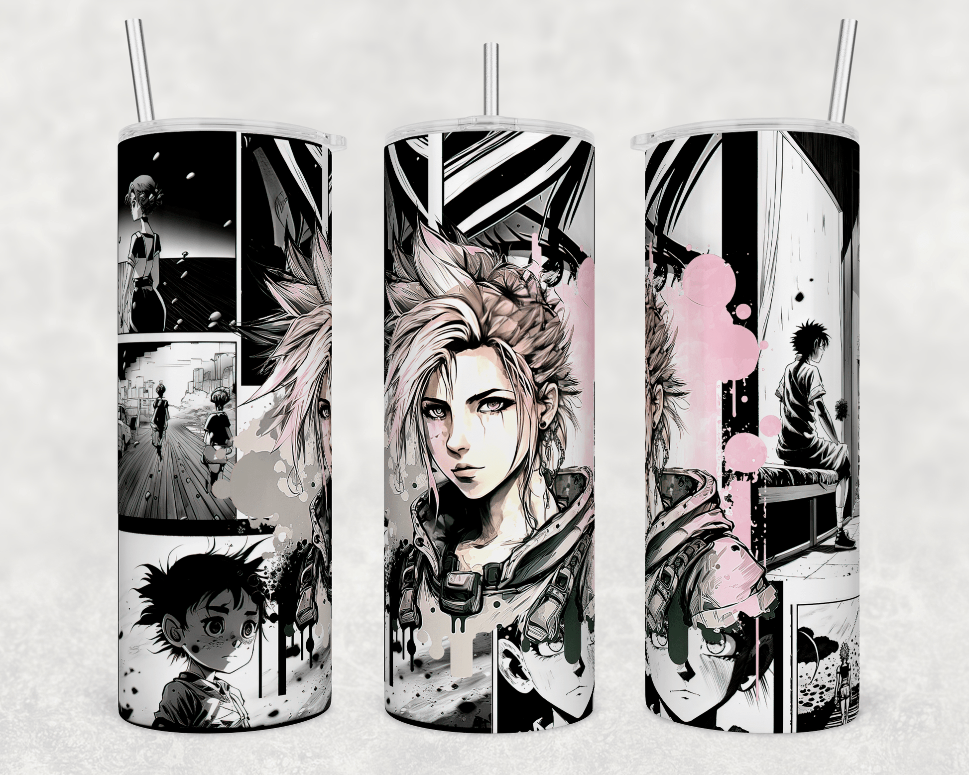 Anime 20oz Sublimation Tumbler Wrap - Daydream Design Store - Physical
