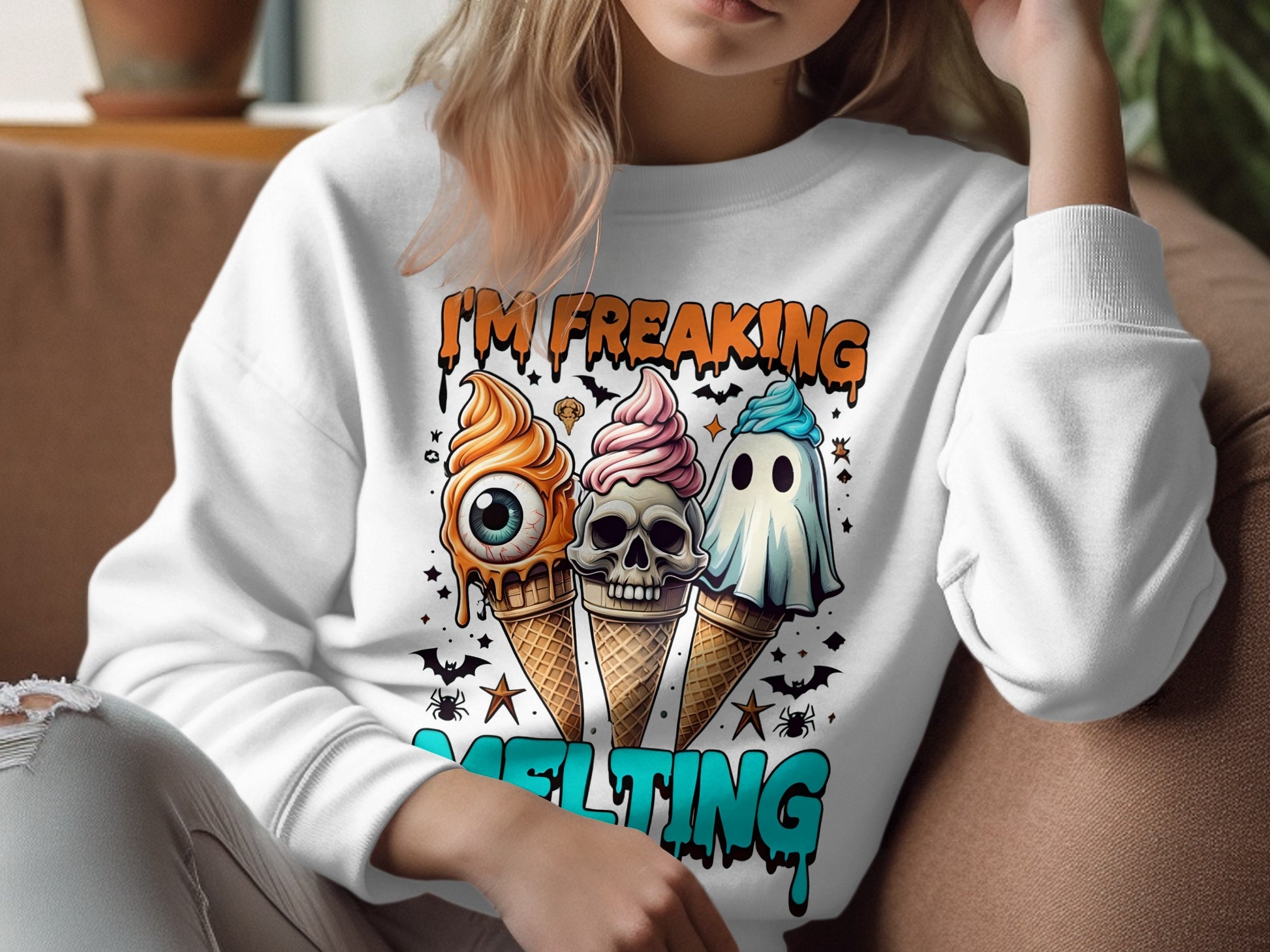 I'm Freaking Melting Halloween Ice Cream product