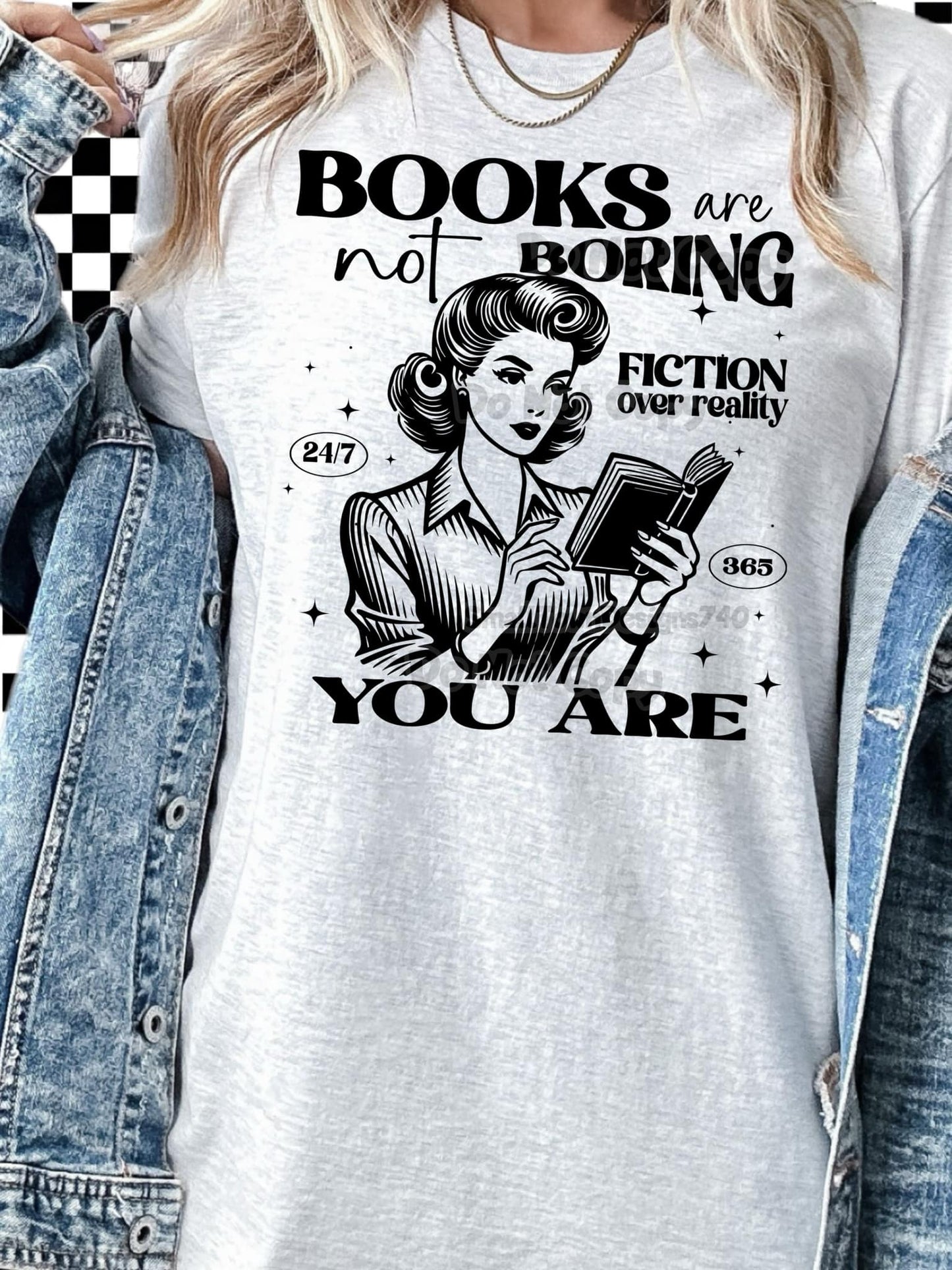 Books Are Not Borning DTF Transfer - Daydream Design Store - Physical