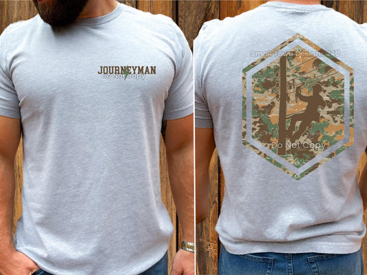 Camo Journeymen Blue Collar DTF Transfer - Daydream Design Store - Physical