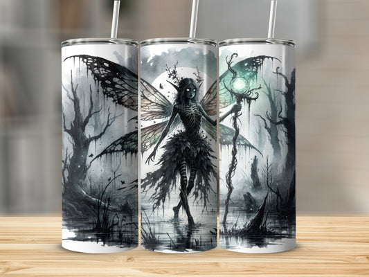 Dark Fairy 20oz Sublimation Tumbler Wrap - Daydream Design Store - Physical