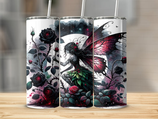 Dark Fairy 20oz Sublimation Tumbler Wrap - Daydream Design Store - Physical