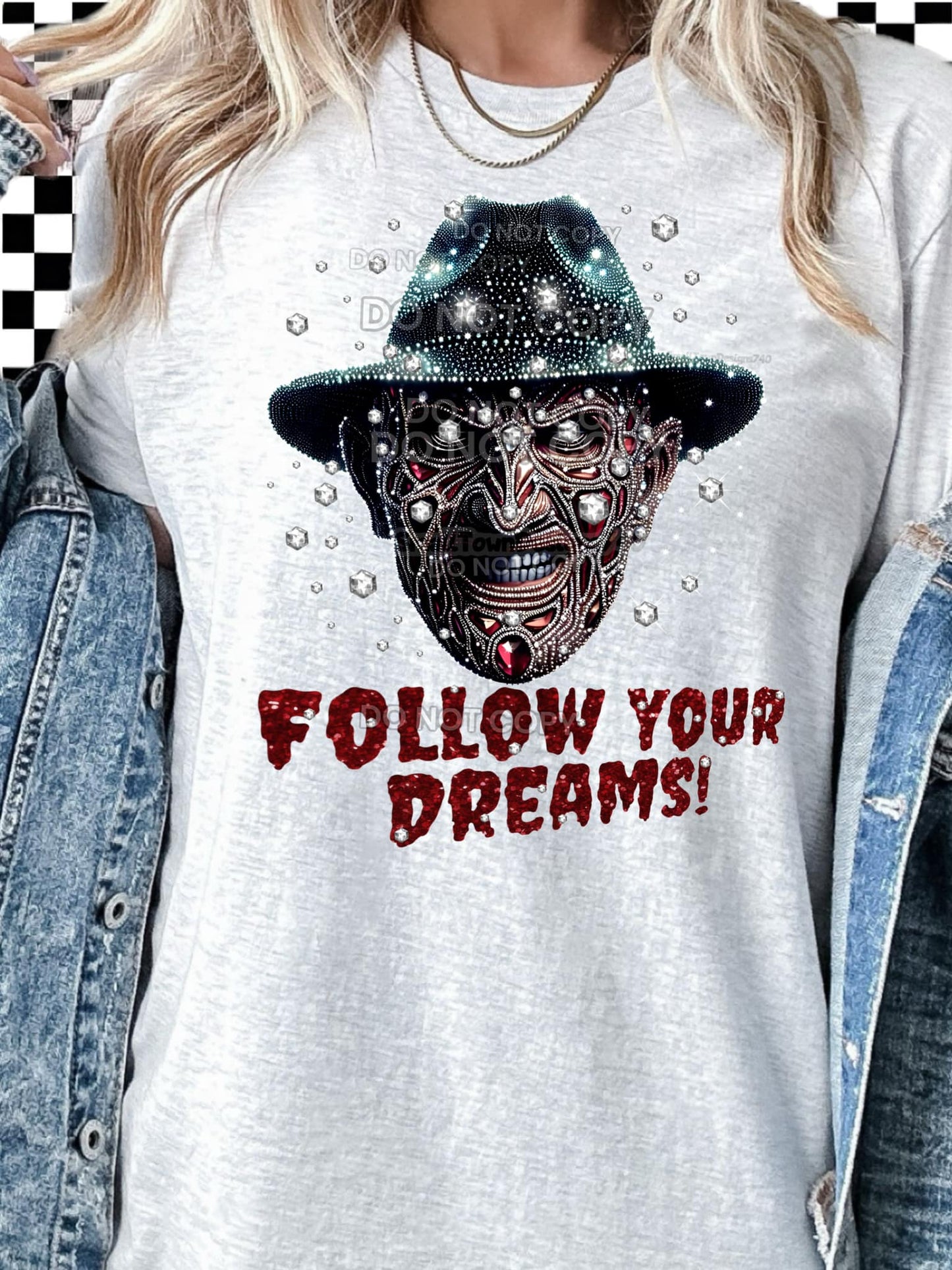 Freddy Rhinestone DTF Transfer - Daydream Design Store - Physical