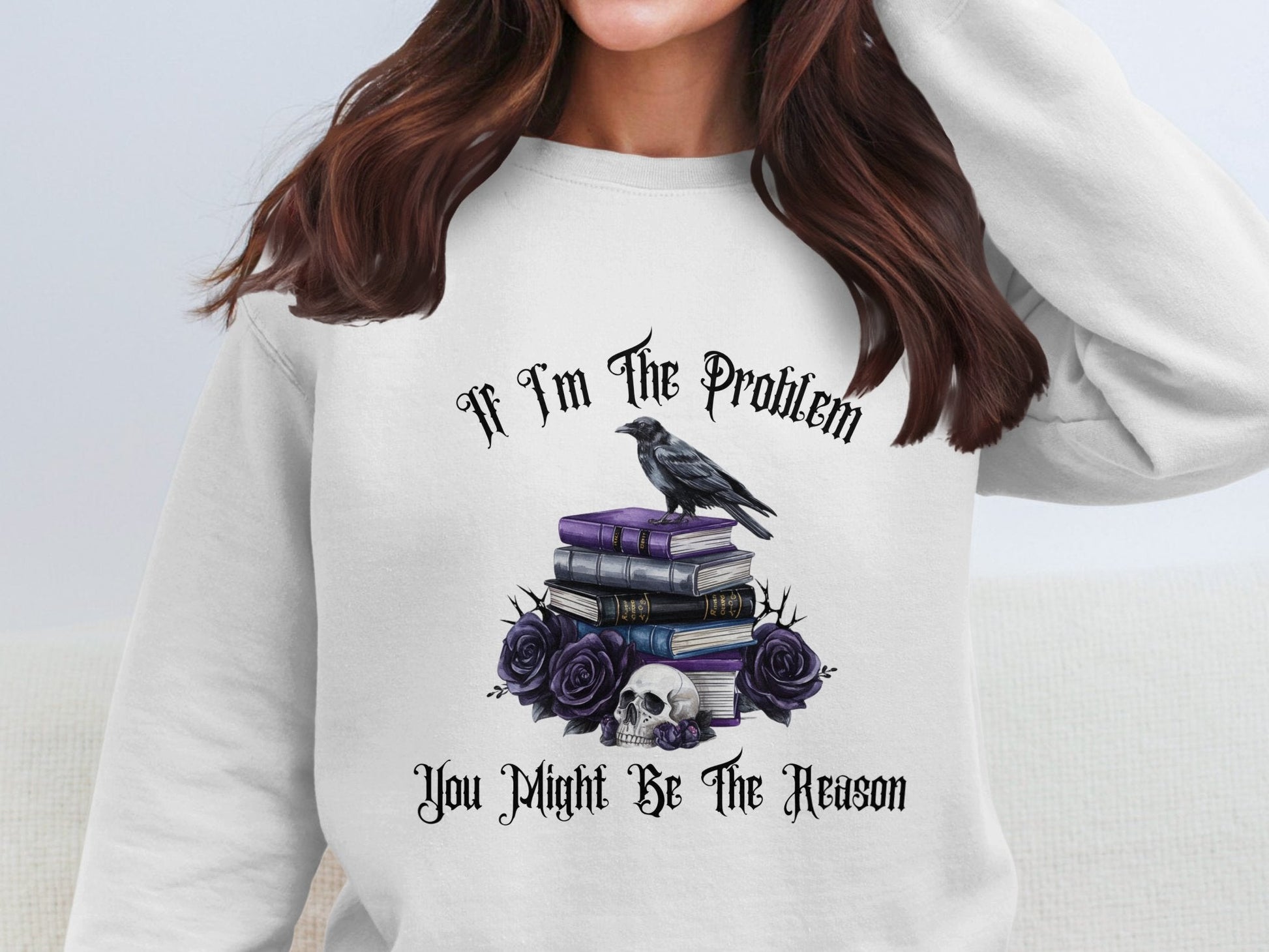 Graphic T-shirt - Gothic Bookish - Daydream Design Store - Physical Item
