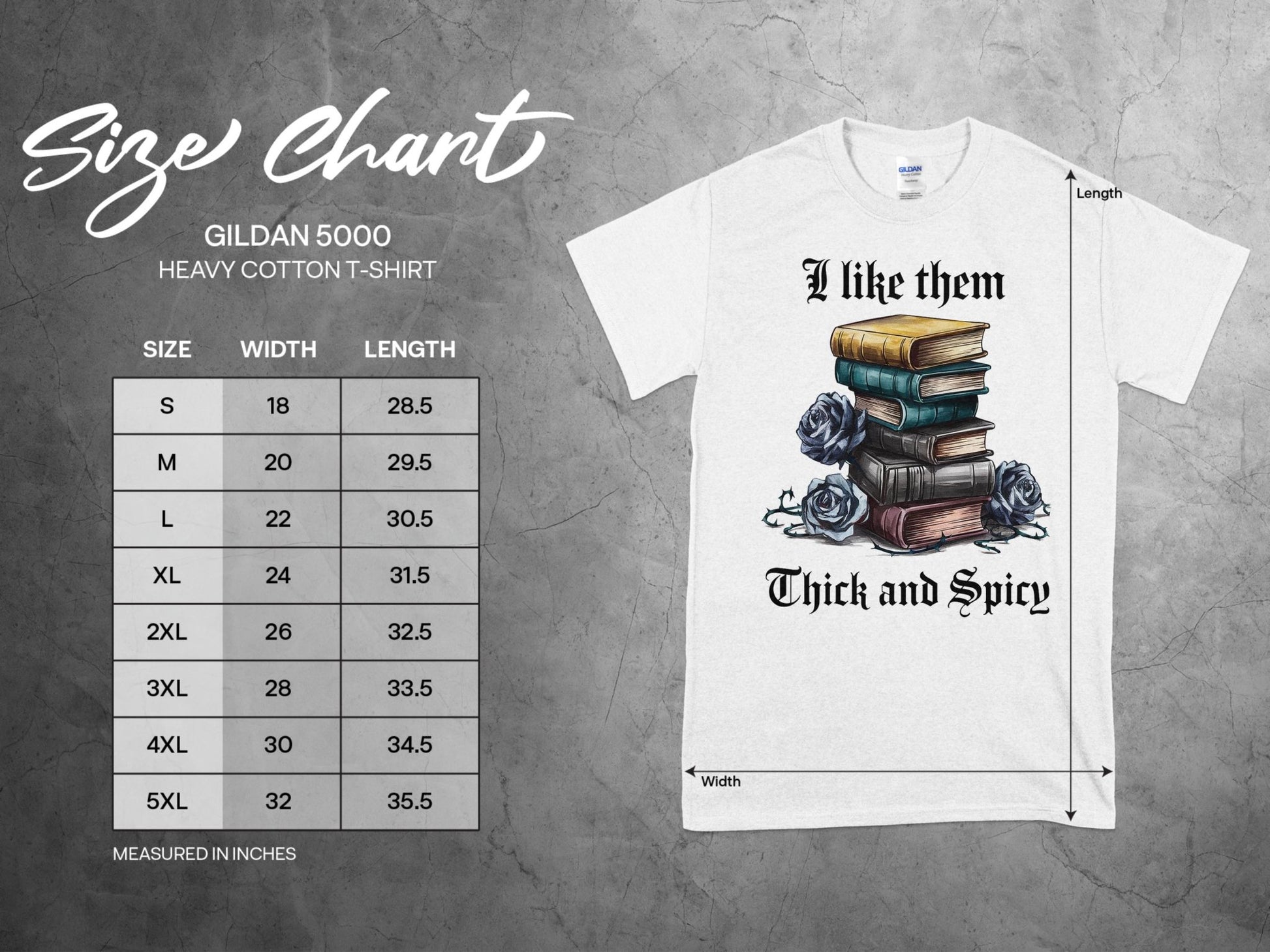 Graphic T-shirt - I Like Them Thick and Spicy Shirt - Daydream Design Store - Physical Item