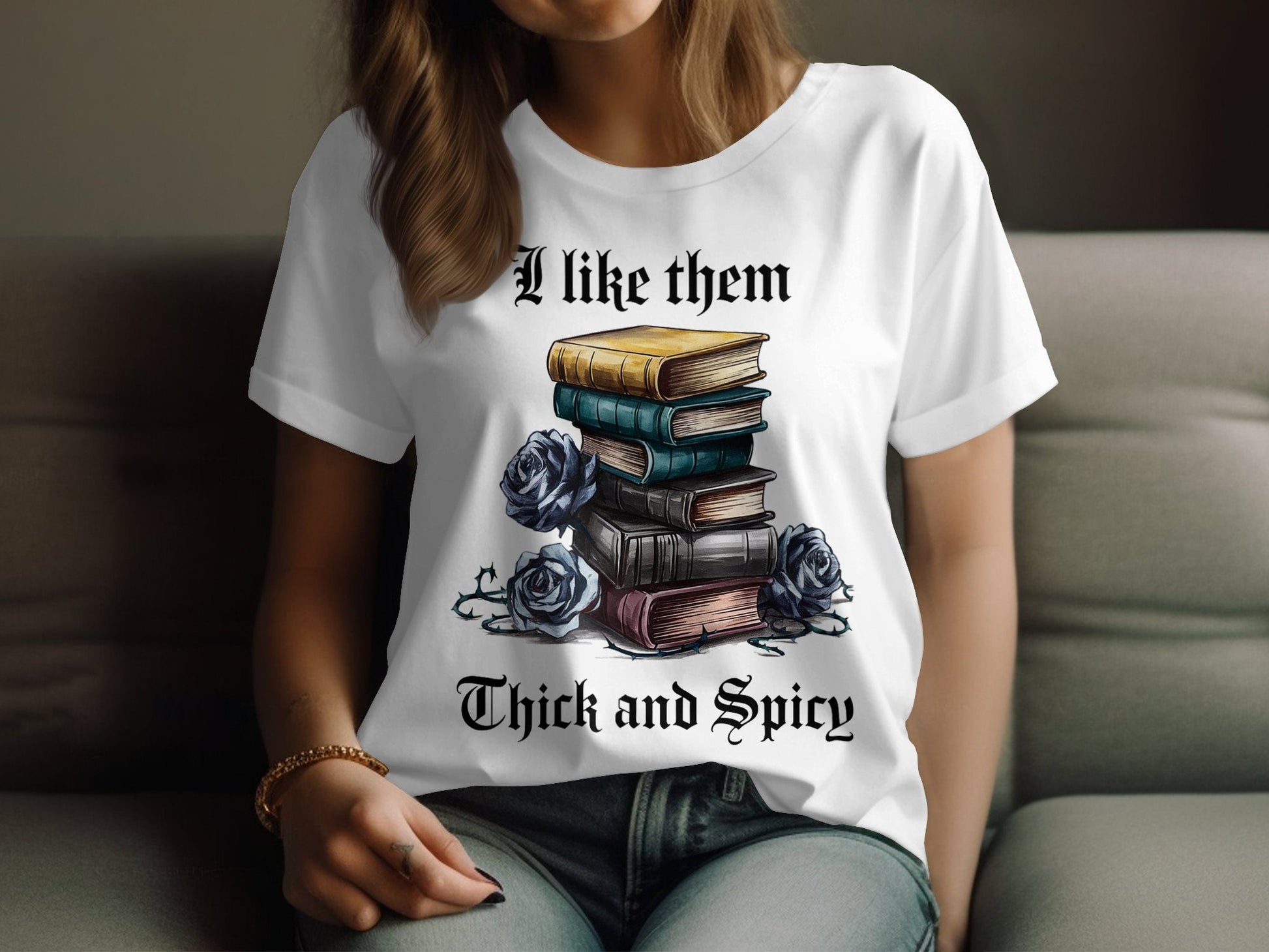 Graphic T-shirt - I Like Them Thick and Spicy Shirt - Daydream Design Store - Physical Item