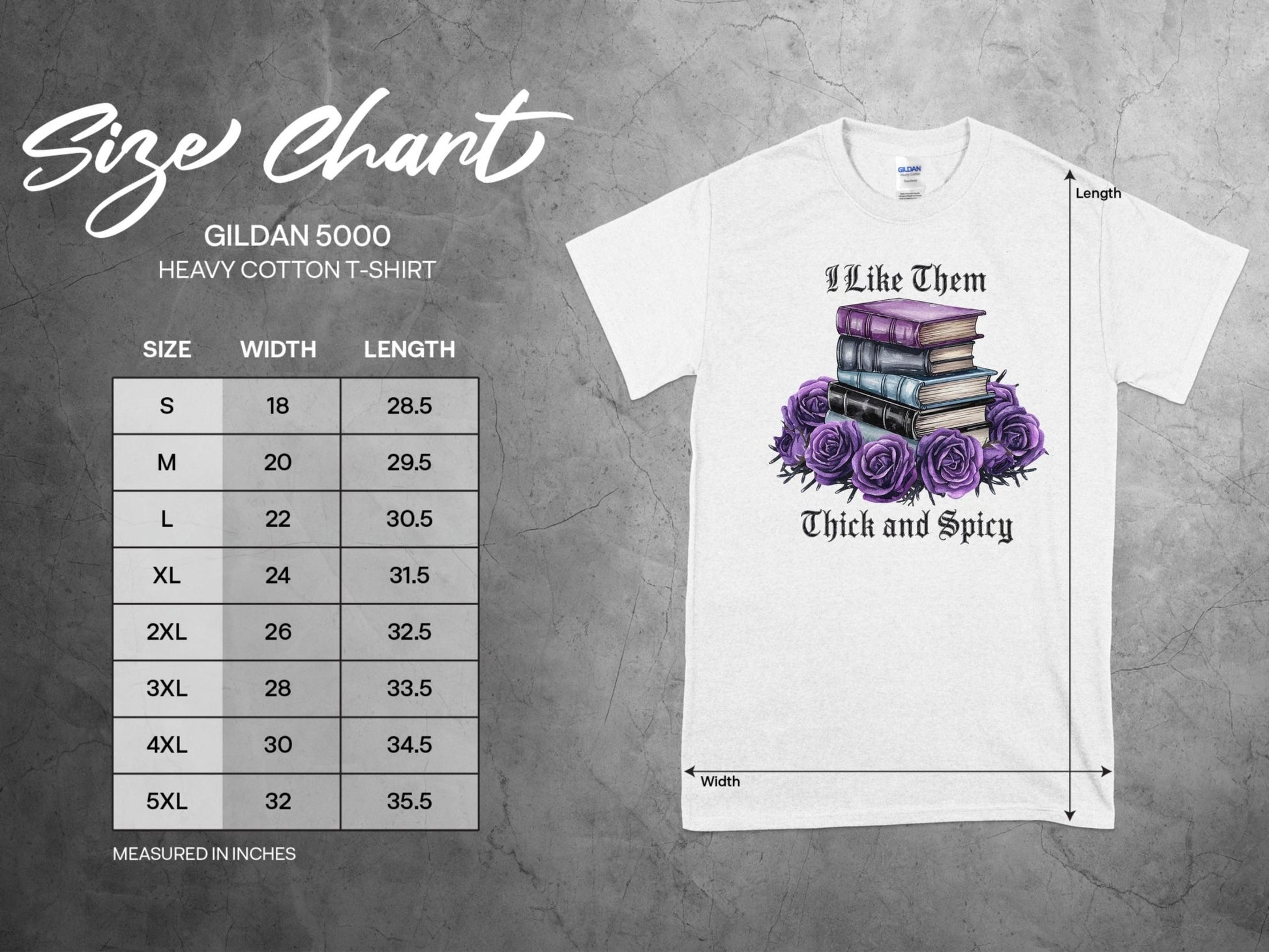 Graphic T-shirt - I Like Them Thick and Spicy Shirt - Daydream Design Store - Physical Item