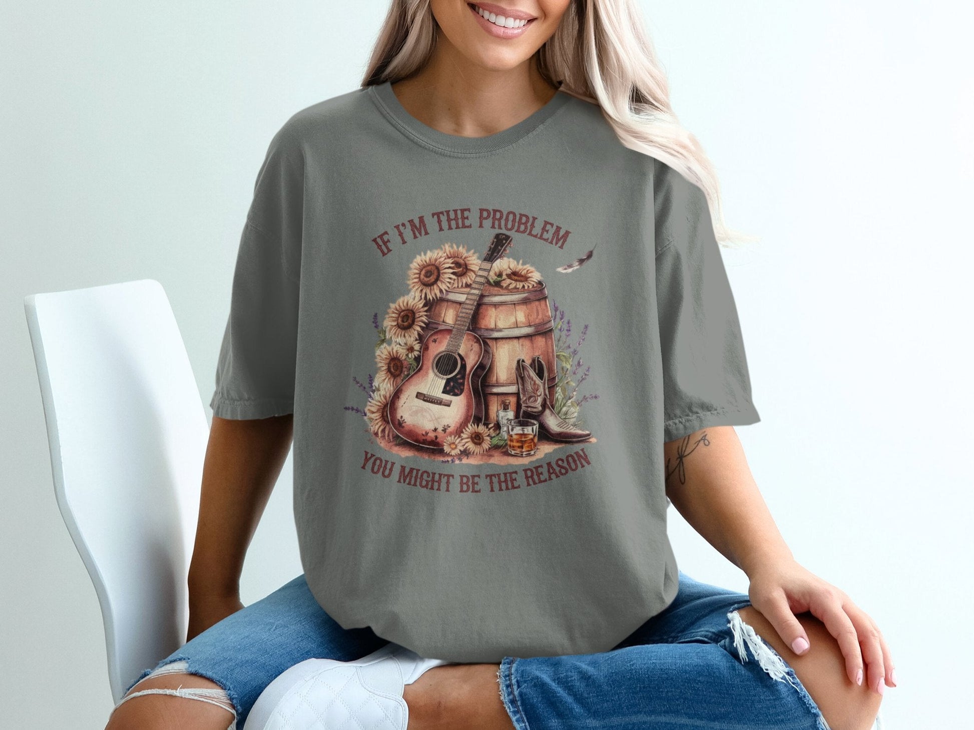 Graphic T-Shirt - If I'm The Problem - Daydream Design Store - Physical Item