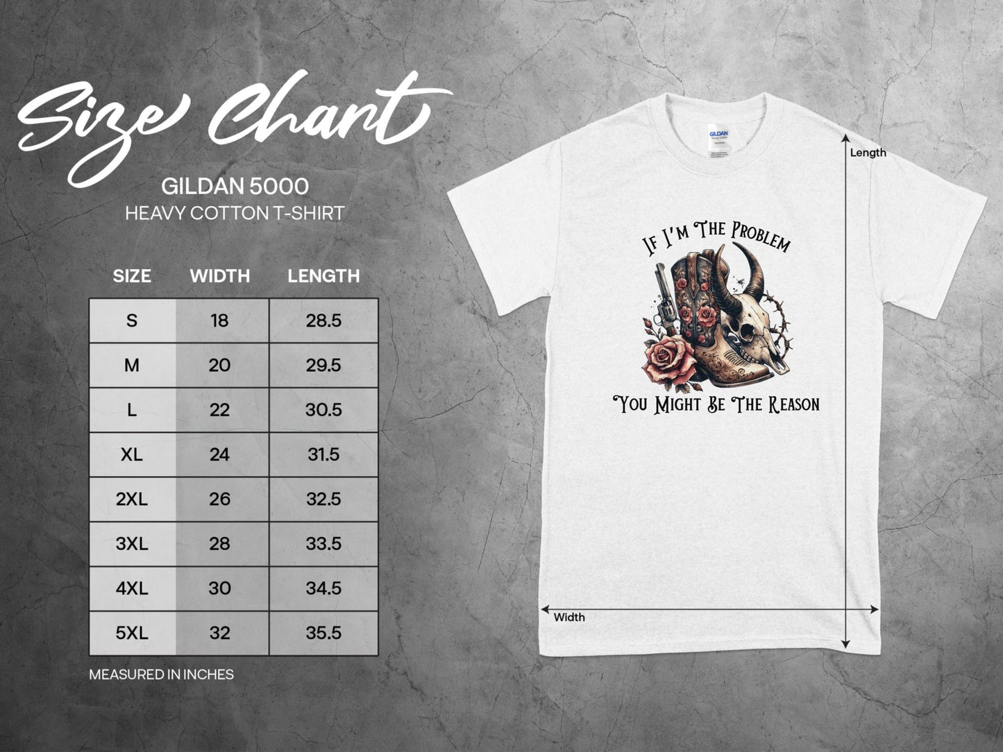 Graphic T-shirt - Might Be The Problem - Daydream Design Store - Physical Item