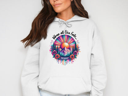 Graphic T-Shirt - Where All Else Fails God Doesn't - Daydream Design Store - Physical Item