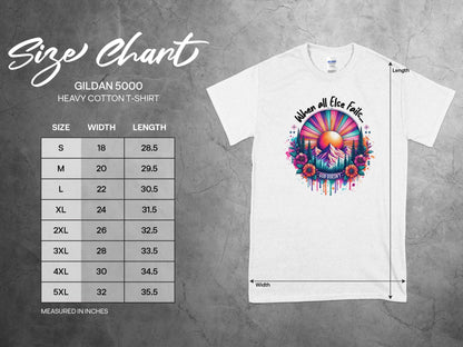 Graphic T-Shirt - Where All Else Fails God Doesn't - Daydream Design Store - Physical Item