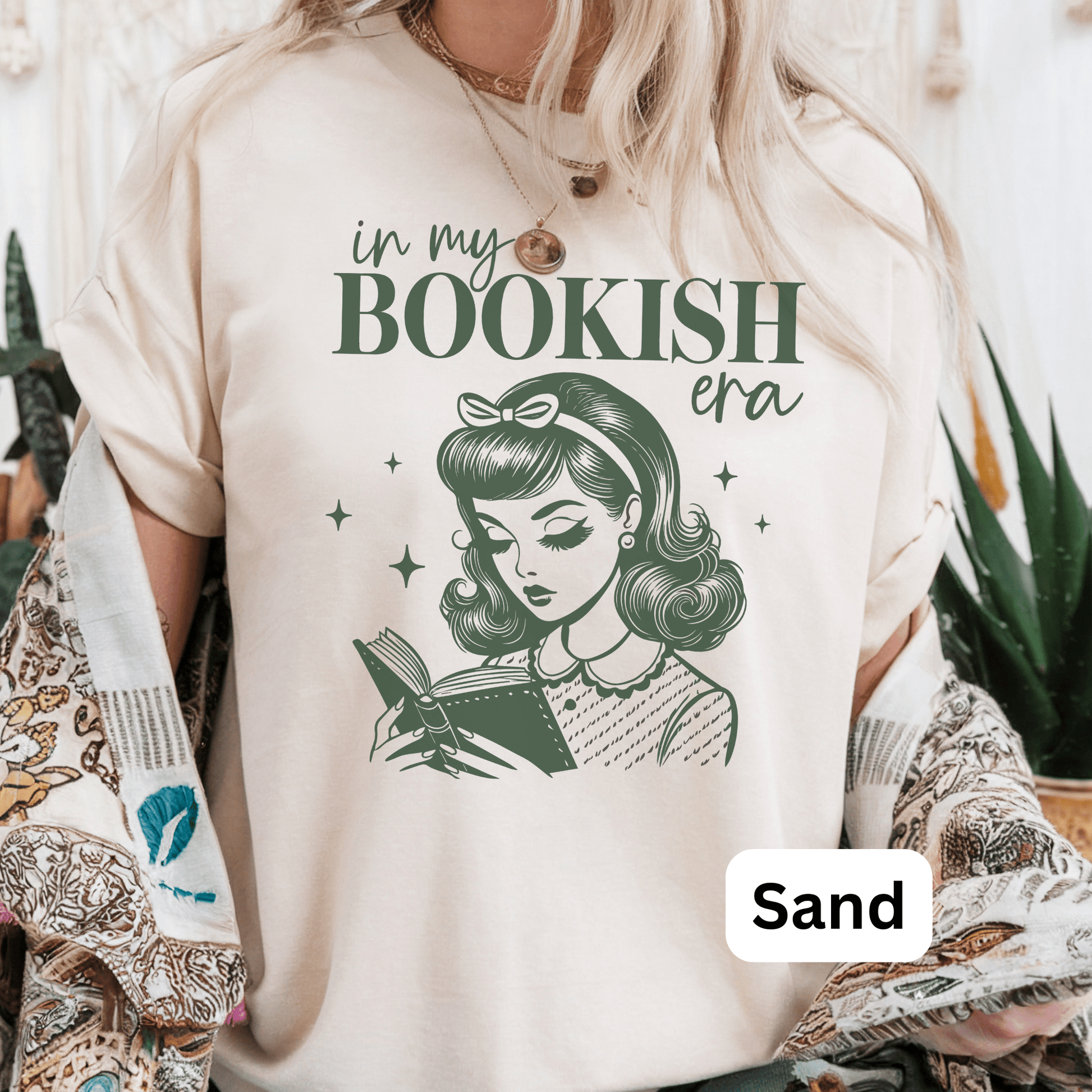 Green In My Bookish Era - Sand - Daydream Design Store - Physical