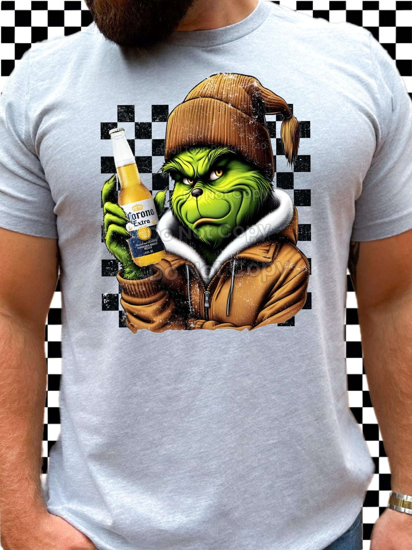 Grinch Beer DTF Transfer - Daydream Design Store - Physical