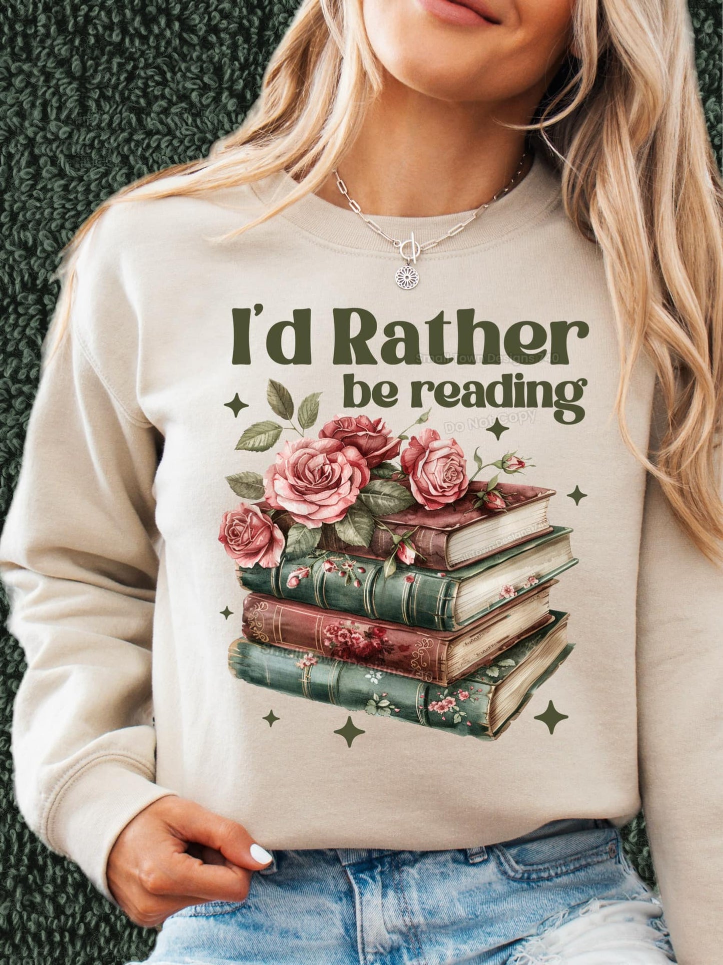 I'd Rather Be Reading DTF Transfer - Daydream Design Store - Physical