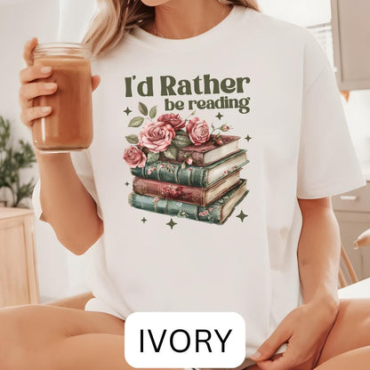I'd Rather Be Reading Oversized T-Shirt