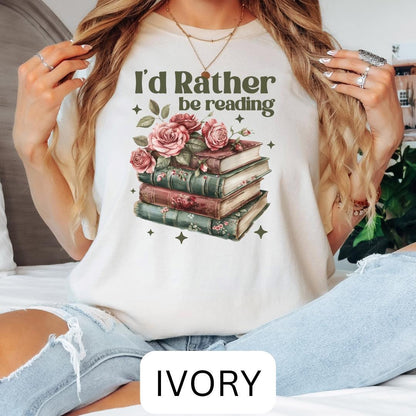 I'd Rather Be Reading Oversized T-Shirt