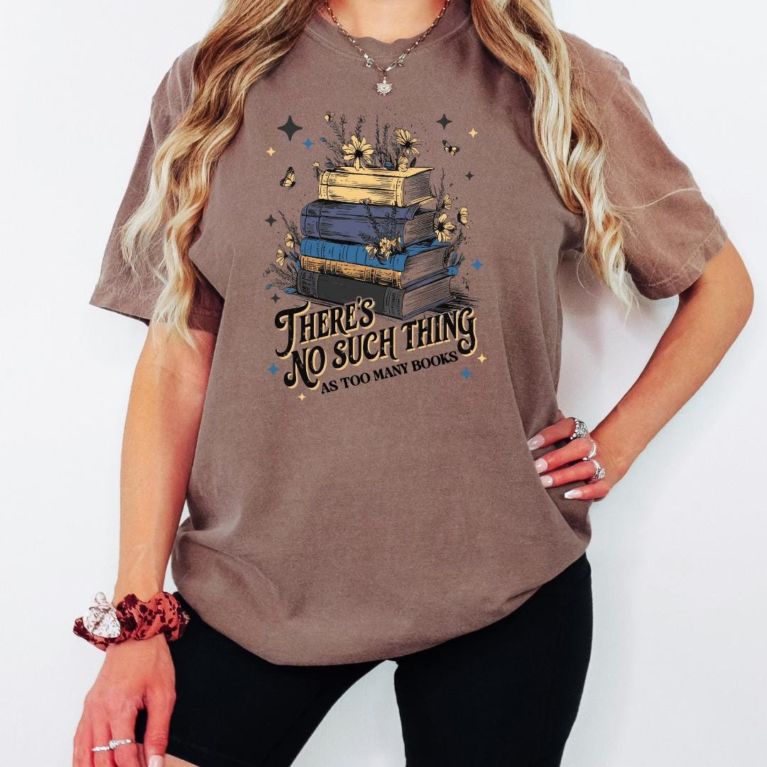 Too Many Books Oversized T-shirt