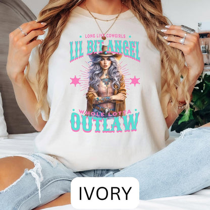 Lil Bit Angel Oversized Tee