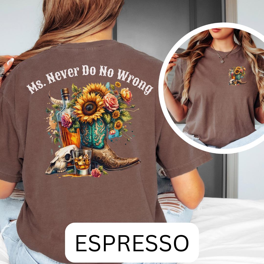 Ms. Never Do No Wrong Oversized Tee