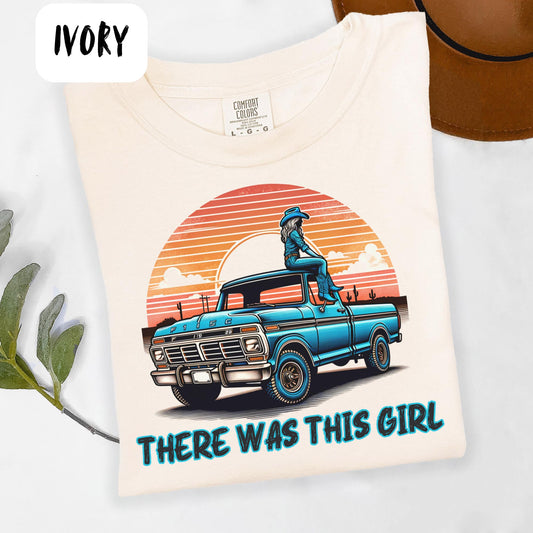 There Was This Girl Oversized T-shirt