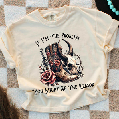 I'm The Problem Boxy Crop Tee