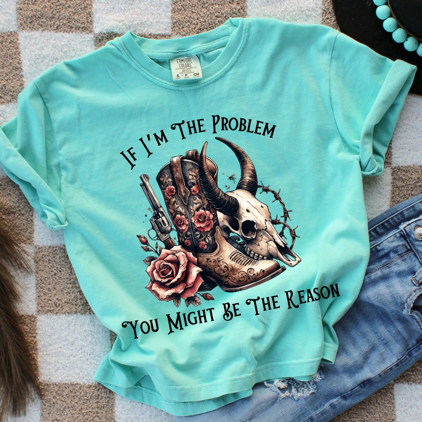 I'm The Problem Boxy Crop Tee
