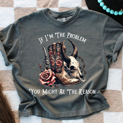 I'm The Problem Boxy Crop Tee