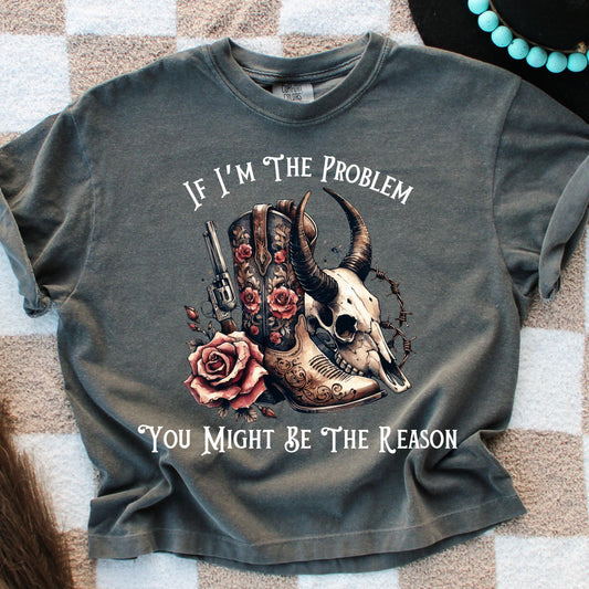 I'm The Problem Boxy Crop Tee