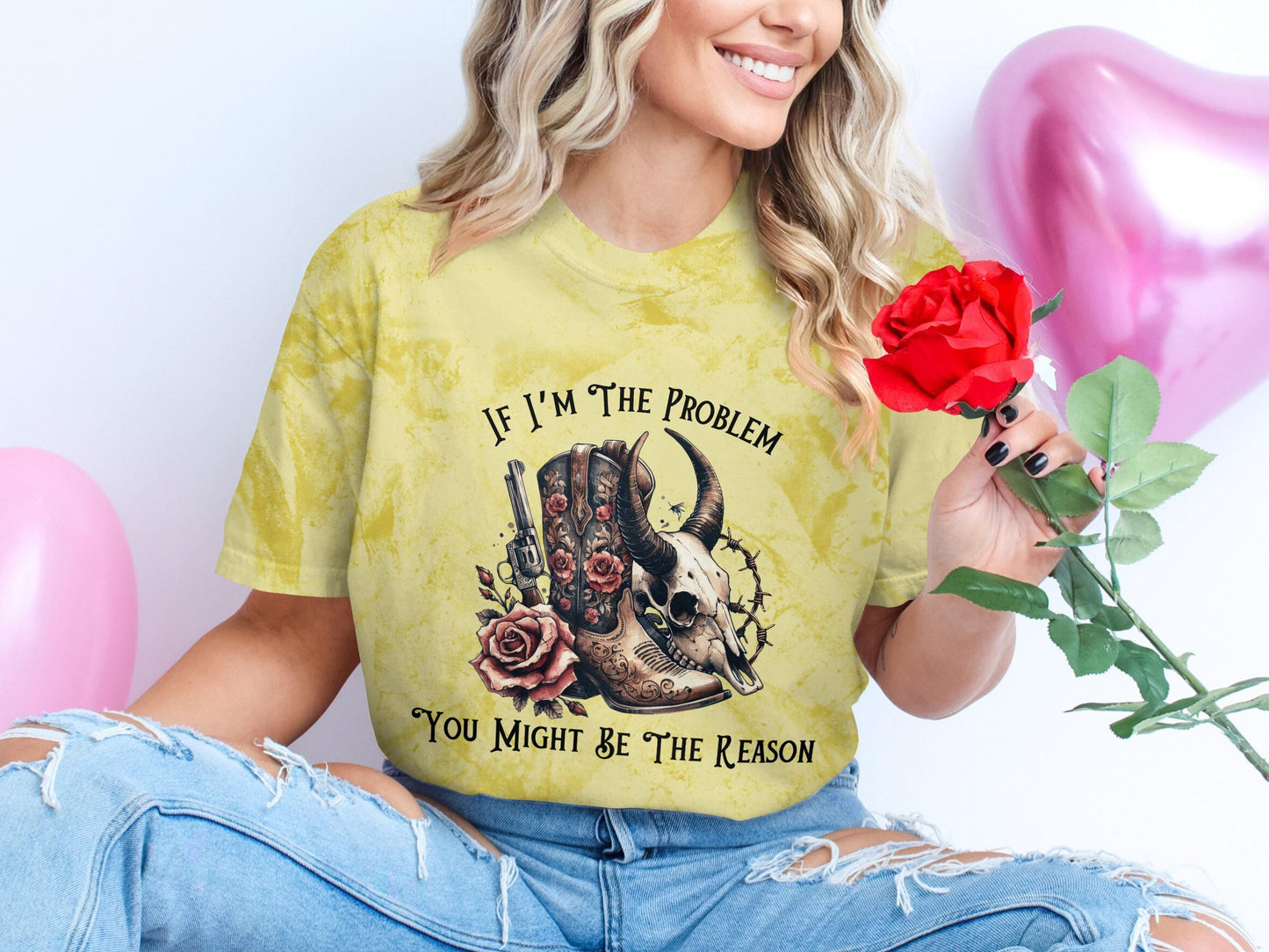 Might Be The Problem TyeDye Oversized T-shirt