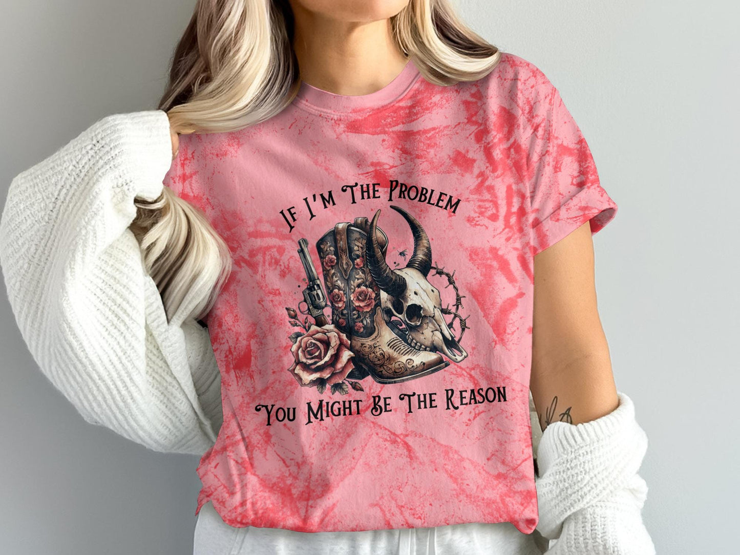 Might Be The Problem TyeDye Oversized T-shirt