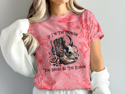 Might Be The Problem TyeDye Oversized T-shirt