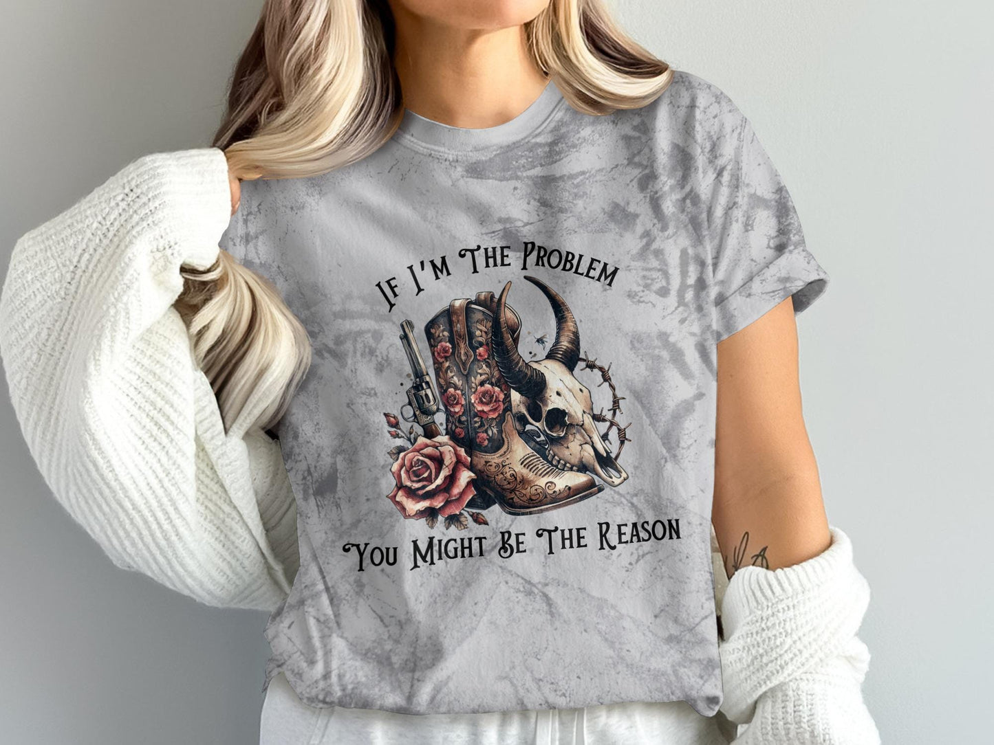 Might Be The Problem TyeDye Oversized T-shirt