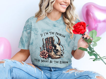 Might Be The Problem TyeDye Oversized T-shirt