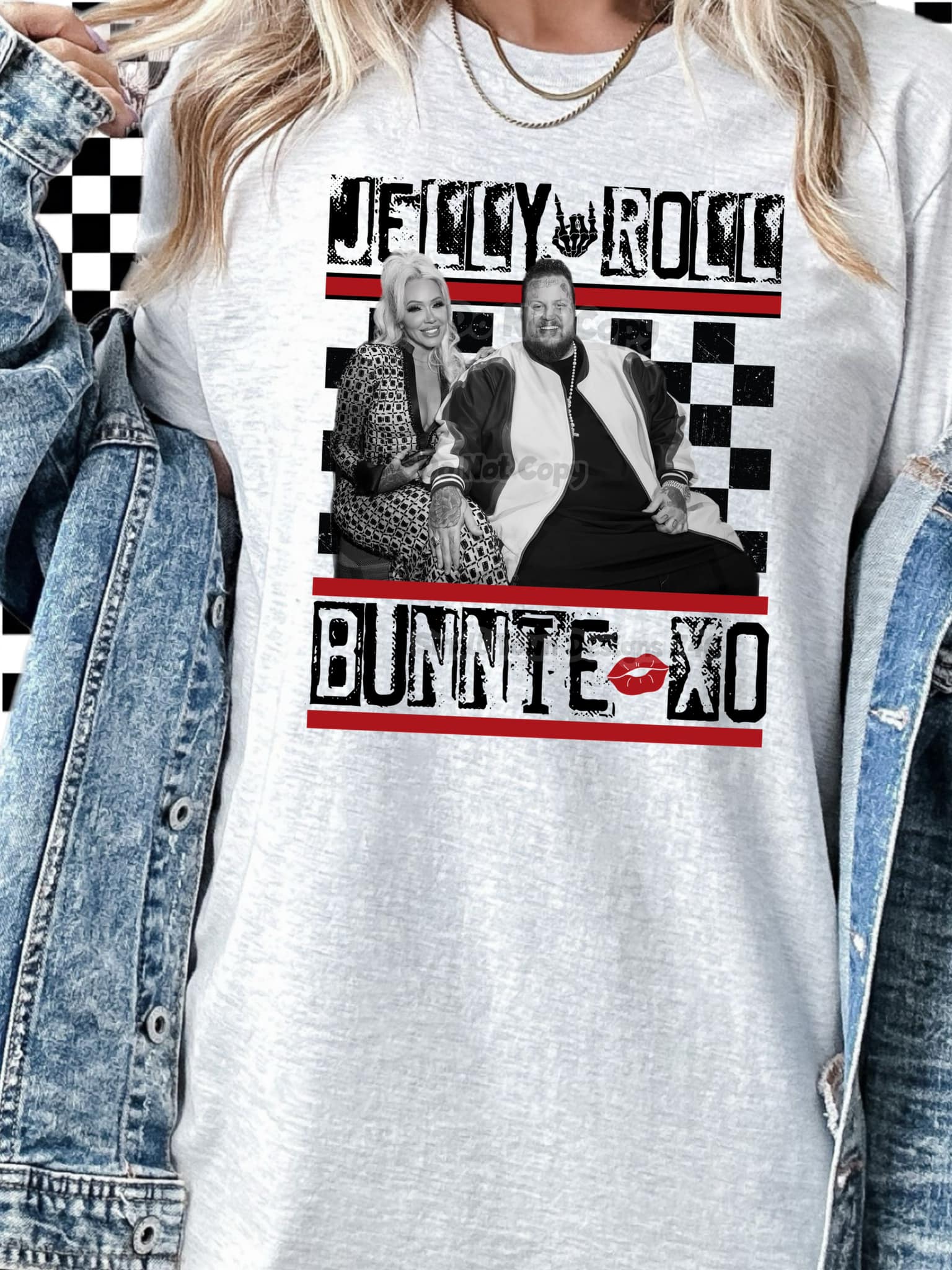 Jelly Roll and Bunnie XO DTF Transfer - Daydream Design Store - Physical