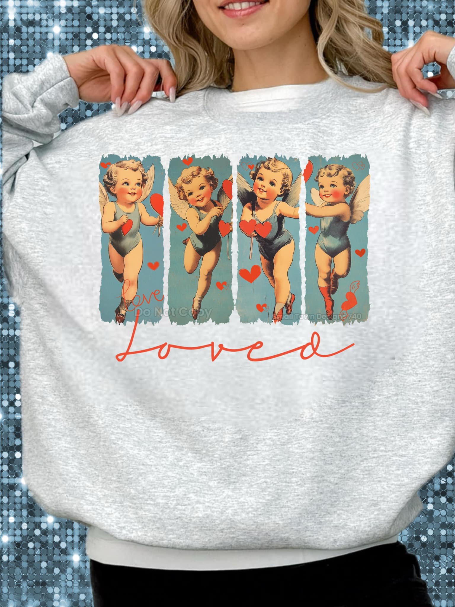 Loved Cupid DTF Transfer - Daydream Design Store - Physical