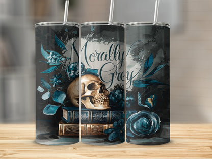 Morally Grey Romantasy 20oz Sublimation Tumbler Wrap - Daydream Design Store - Physical