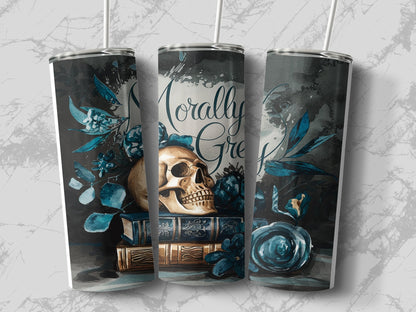 Morally Grey Romantasy 20oz Sublimation Tumbler Wrap - Daydream Design Store - Physical