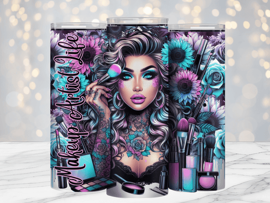 Nail Artist Life 20oz Sublimation Tumbler Wrap - Daydream Design Store - Physical