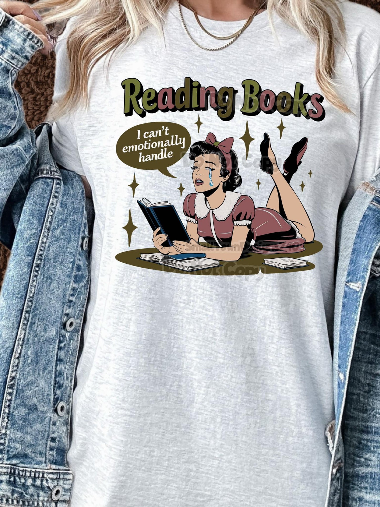 Reading Books DTF Transfer - Daydream Design Store - Physical