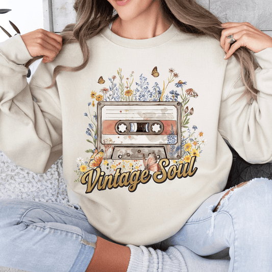 Retro Vintage Soul DTF Transfer - Daydream Design Store - Physical