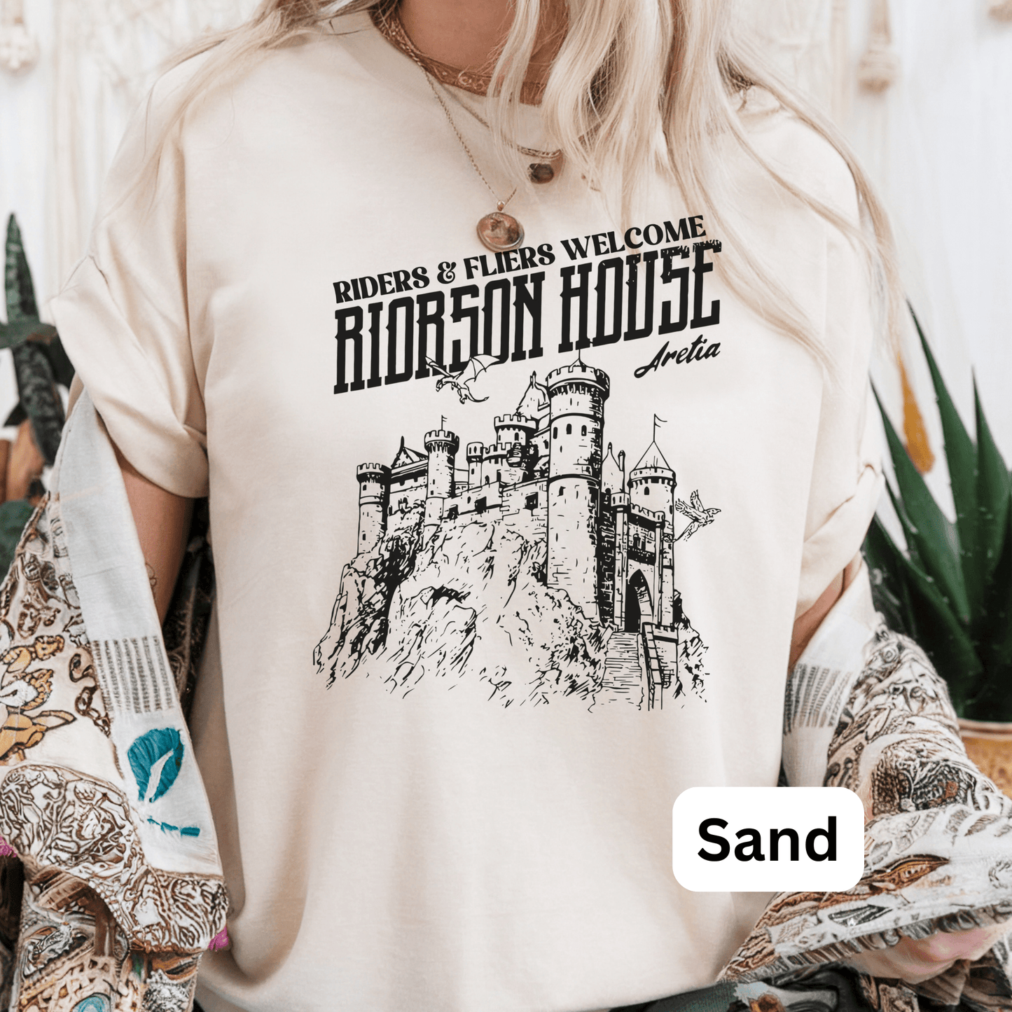 Riders and Flyers Welcome - Sand - Daydream Design Store - Physical
