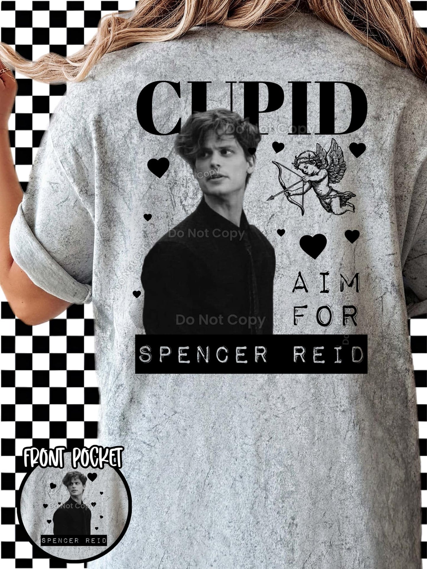 Spencer Reid Cupid DTF Transfer - Daydream Design Store - Physical