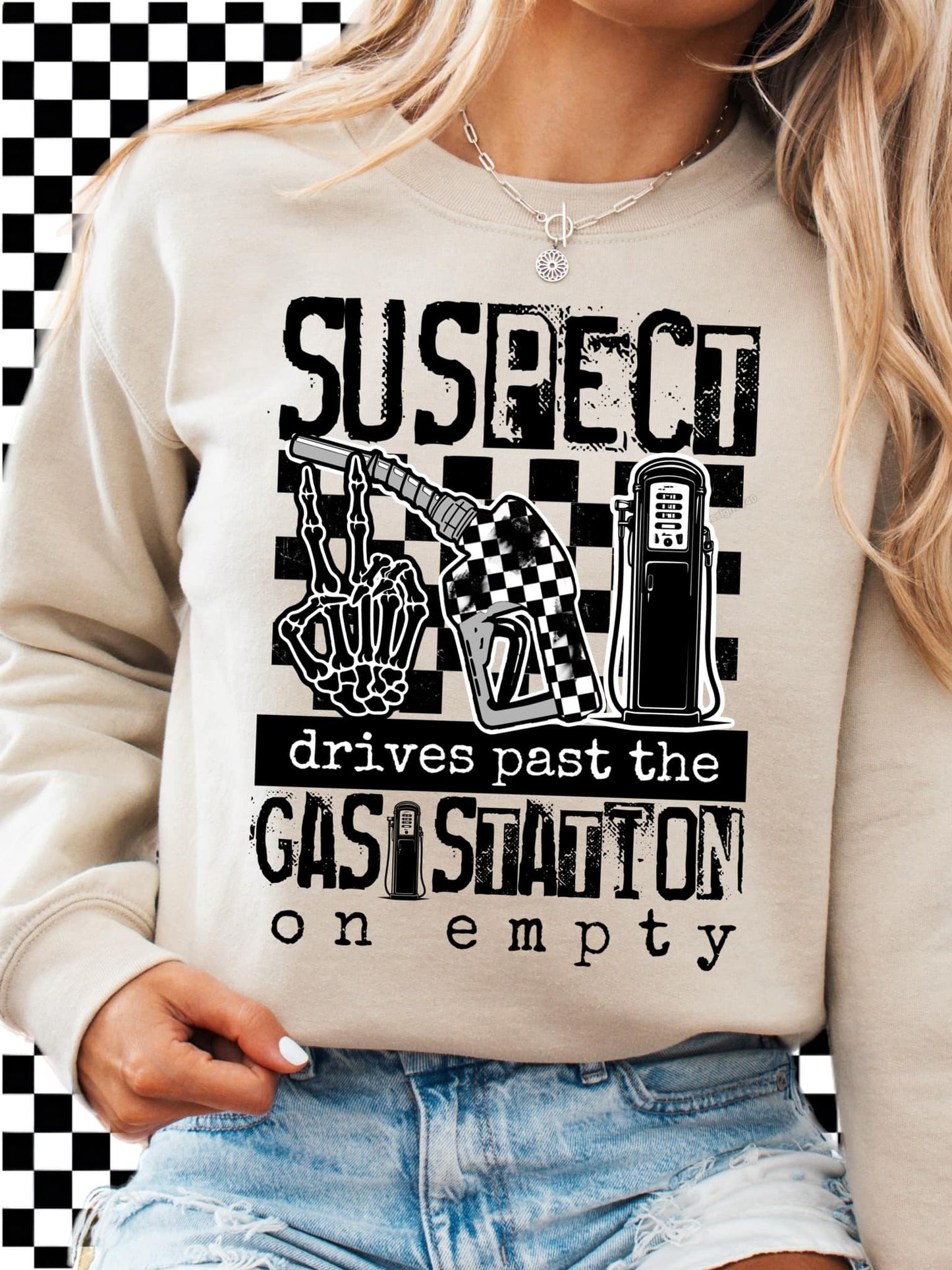 Suspect Gas Station DTF Transfer - Daydream Design Store - Physical