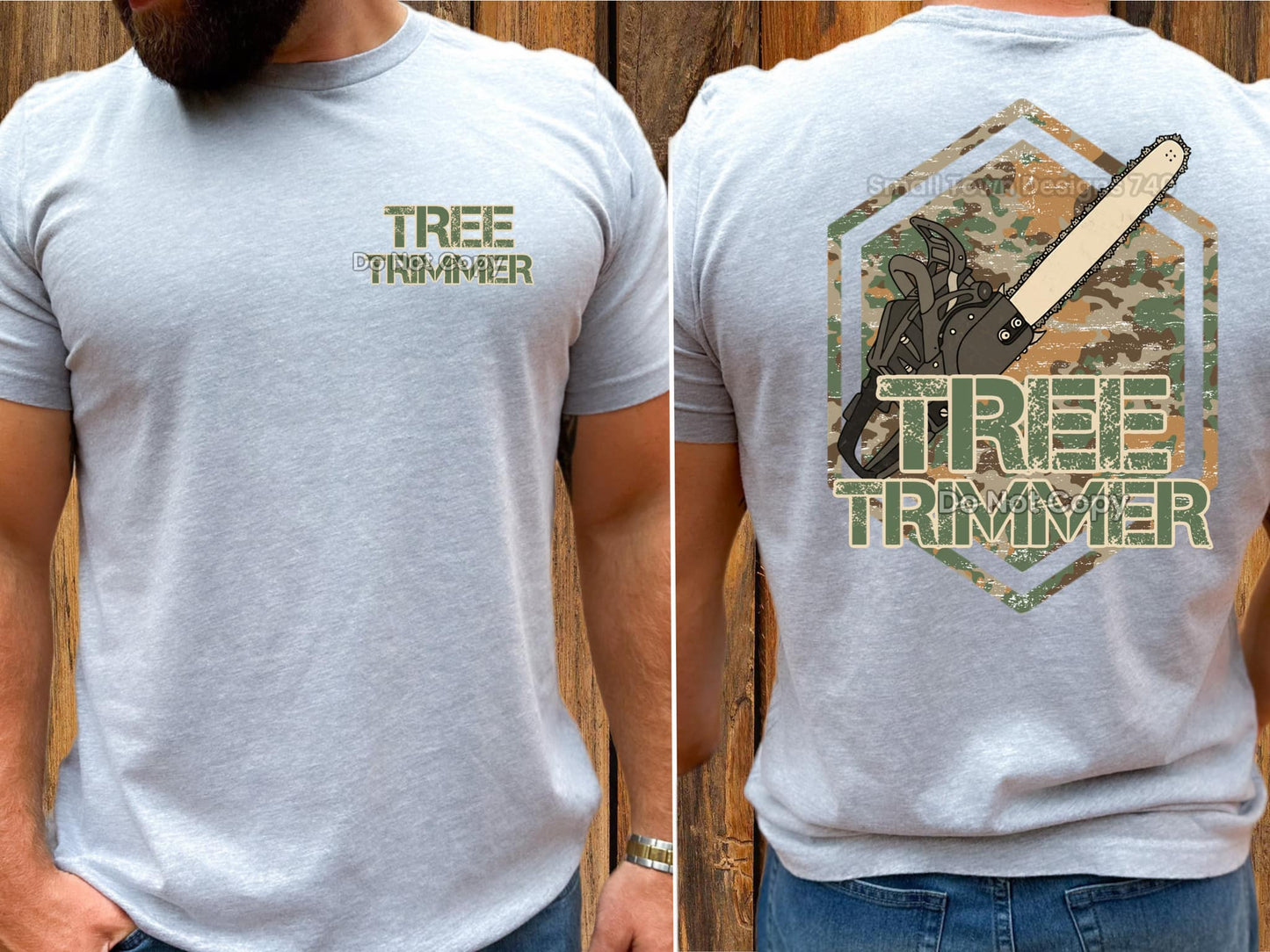 Tree Trimmer Blue Collar DTF Transfer - Daydream Design Store - Physical