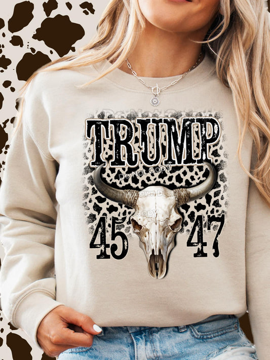 Trump Western 45 47 DTF Transfer - Daydream Design Store - Physical